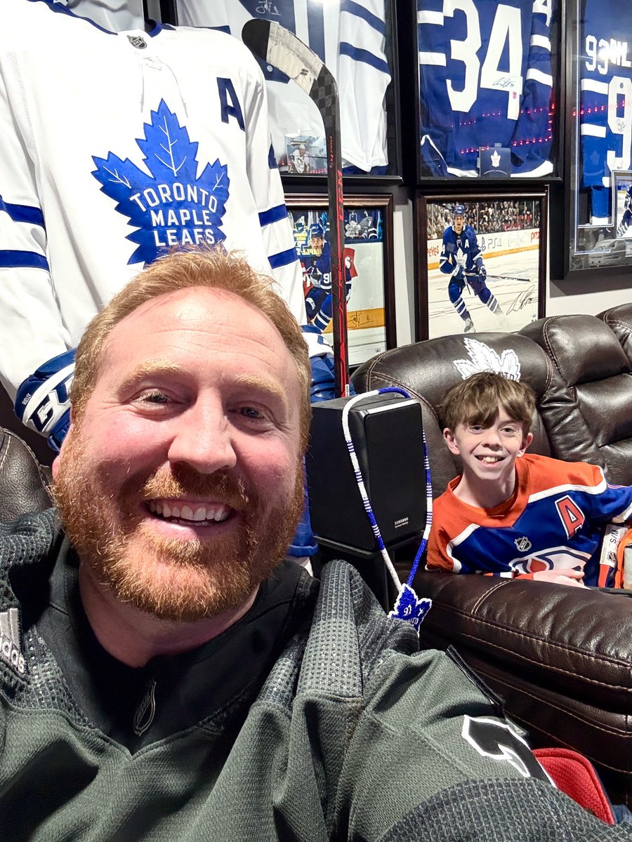 To me this is more than a hockey game

This is a father getting to create a special  forever memory with his son, a moment he wasn’t sure he would ever have again.

Life is short &amp; precious, hug your loved ones❤️

We get to both cheer on 97 &amp; 16 together! Go Canada Eh🍻🍻