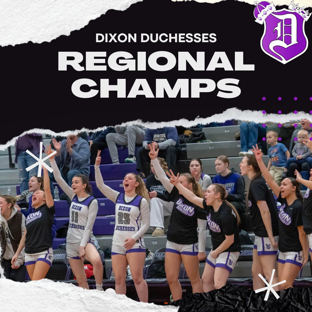 CONGRATS TO THE DUCHESSES! 2025 REGIONAL CHAMPS! #BePurple #GoDixon