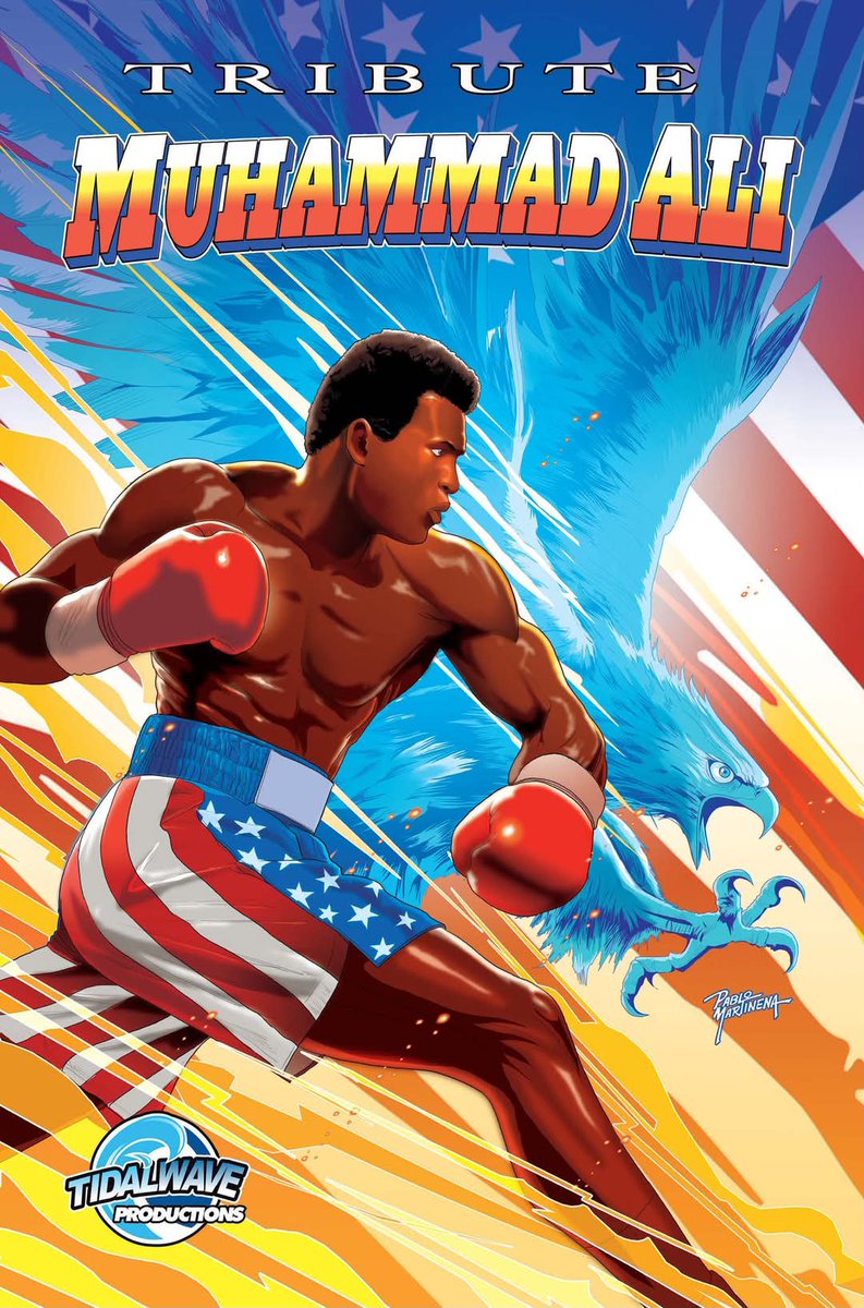 Pablo Martinena (@pablomartinena) on Twitter photo "Tribute: Muhammad Ali", por <a href="/TidalWaveProd/">TidalWave Comics</a> .
La vida y carrera del campeón de Boxeo de todos los tiempos, sus peleas legendarias y su lucha contra el Parkinson.
Guión: <a href="/FrizellMichael/">Michael Frizell</a>
Interiores: Ramón Salas
Cover Art: @Pablomartinena
Link Amazon.
a.co/d/70uiROs "Tribute: Muhammad Ali", por <a href="/TidalWaveProd/">TidalWave Comics</a> .
La vida y carrera del campeón de Boxeo de todos los tiempos, sus peleas legendarias y su lucha contra el Parkinson.
Guión: <a href="/FrizellMichael/">Michael Frizell</a>
Interiores: Ramón Salas
Cover Art: @Pablomartinena
Link Amazon.
a.co/d/70uiROs