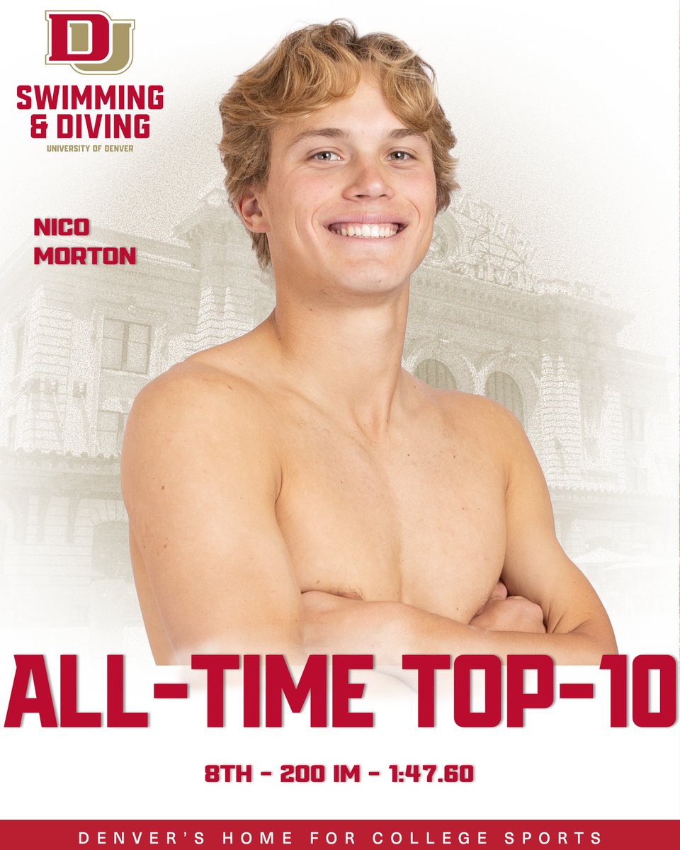 Another top-10 time tonight, this one from Nico Morton in the 200 IM.
#GoPios