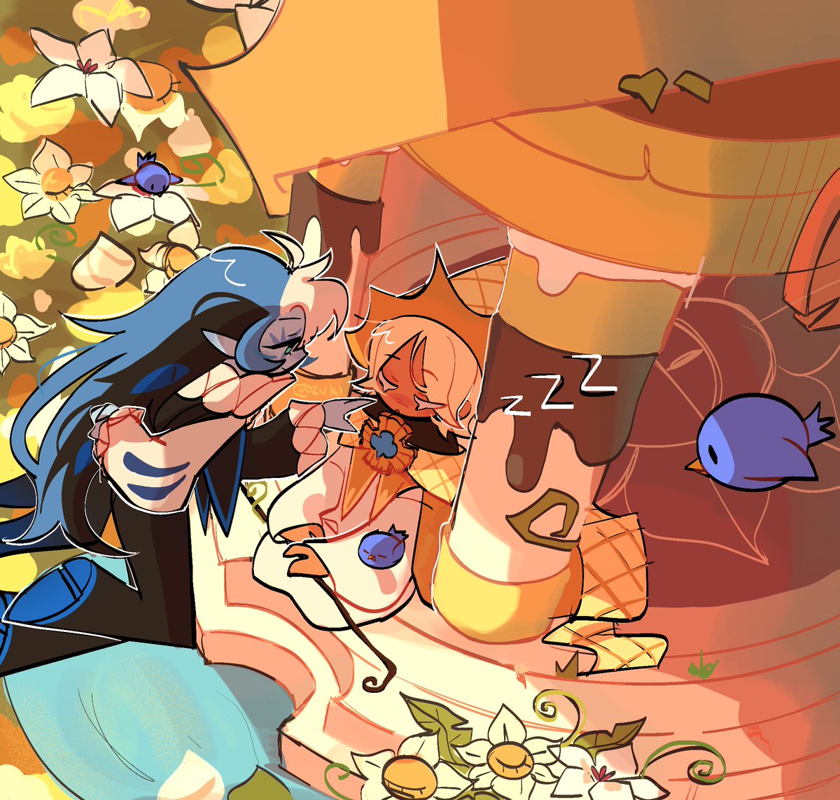 vnthers's tweet image. i gave up... . . #shadowvanilla #cookierunkingdom