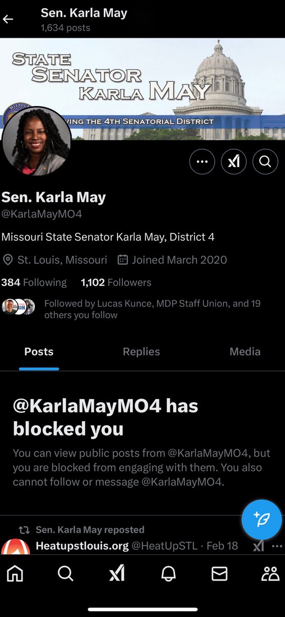 JonErikHansen's tweet photo. Proud to be blocked by (perhaps?) Missouri’s most useless and homophobic Democratic senator. https://t.co/nRQY4l8wEG