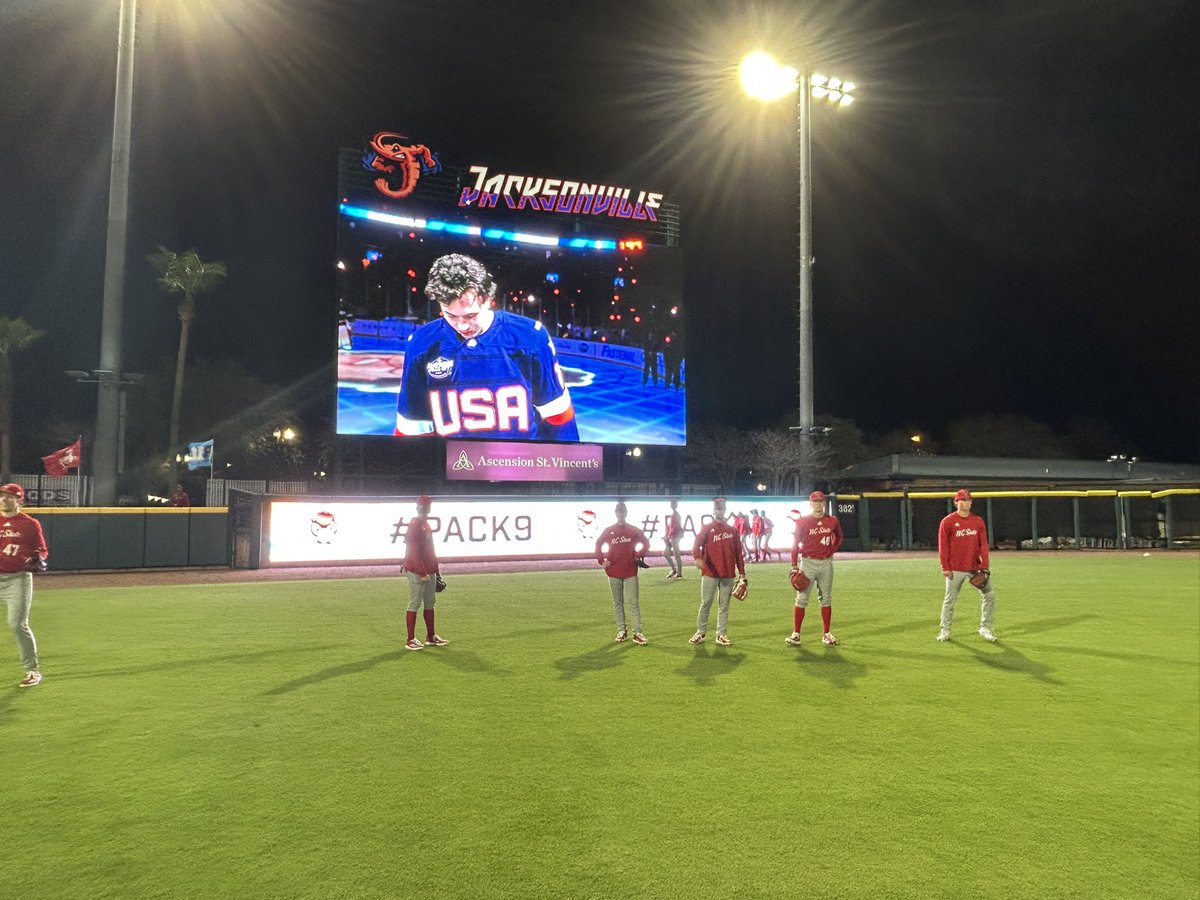 Heard there is a big game tonight.

Supporting <a href="/usahockey/">USA Hockey</a> here in Jacksonville!  🇺🇸