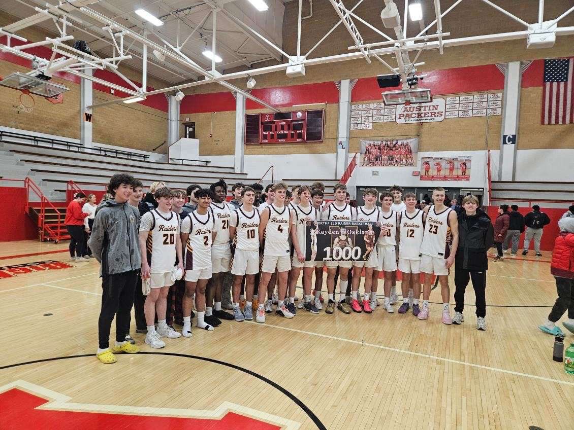 Northfield Raiders Boys Basketball (@northfieldhoops) on Twitter photo Huge milestone this past Tuesday as Junior captain <a href="/kaydenOakland2/">Kayden Oakland</a> scored his 1,000 point!! Congratulations! Huge milestone this past Tuesday as Junior captain <a href="/kaydenOakland2/">Kayden Oakland</a> scored his 1,000 point!! Congratulations!