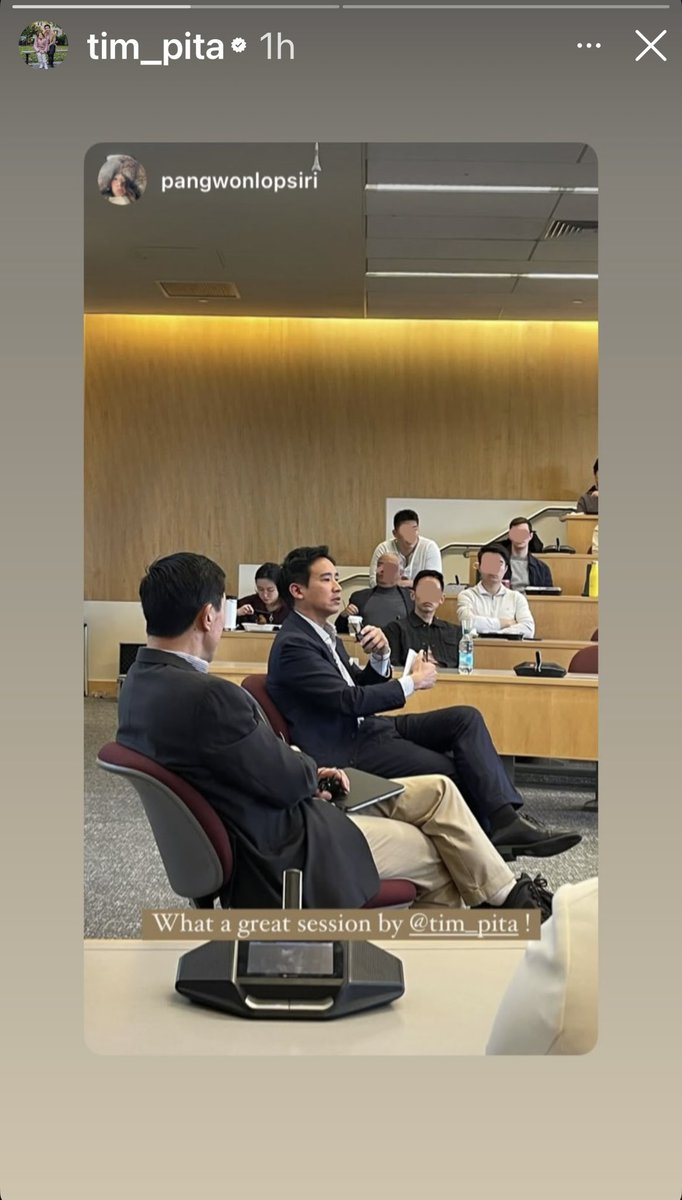 PressStops's tweet image. “ผมยังสามารถให้ความรู้ สร้างแคมเปญ และมีส่วนร่วมทางการเมืองในฐานะประชาชนได้” - Pita ที่ MIT 
#ทิมพิธา