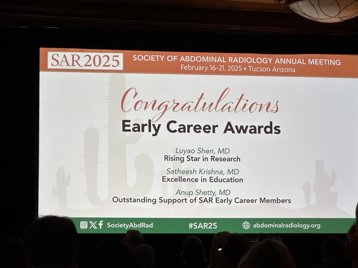 Aya Kamaya, MD (@ayakamaya) on Twitter photo Congrats to Stanford Radiology Body Imaging Faculty Luyao Shen for Rising Star in Research Award! #SAR25 <a href="/StanfordBodyRad/">Stanford Body Imaging</a> <a href="/StanfordRad/">Stanford Radiology</a> <a href="/Luyaoshenmd/">Luyao Shen, MD</a> Congrats to Stanford Radiology Body Imaging Faculty Luyao Shen for Rising Star in Research Award! #SAR25 <a href="/StanfordBodyRad/">Stanford Body Imaging</a> <a href="/StanfordRad/">Stanford Radiology</a> <a href="/Luyaoshenmd/">Luyao Shen, MD</a>