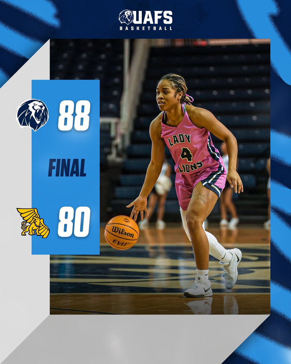 FINAL! 

Lions take down the Griffins 88-80! Anna Trusty had 27 points and Zyniah Thomas had 16 points!
