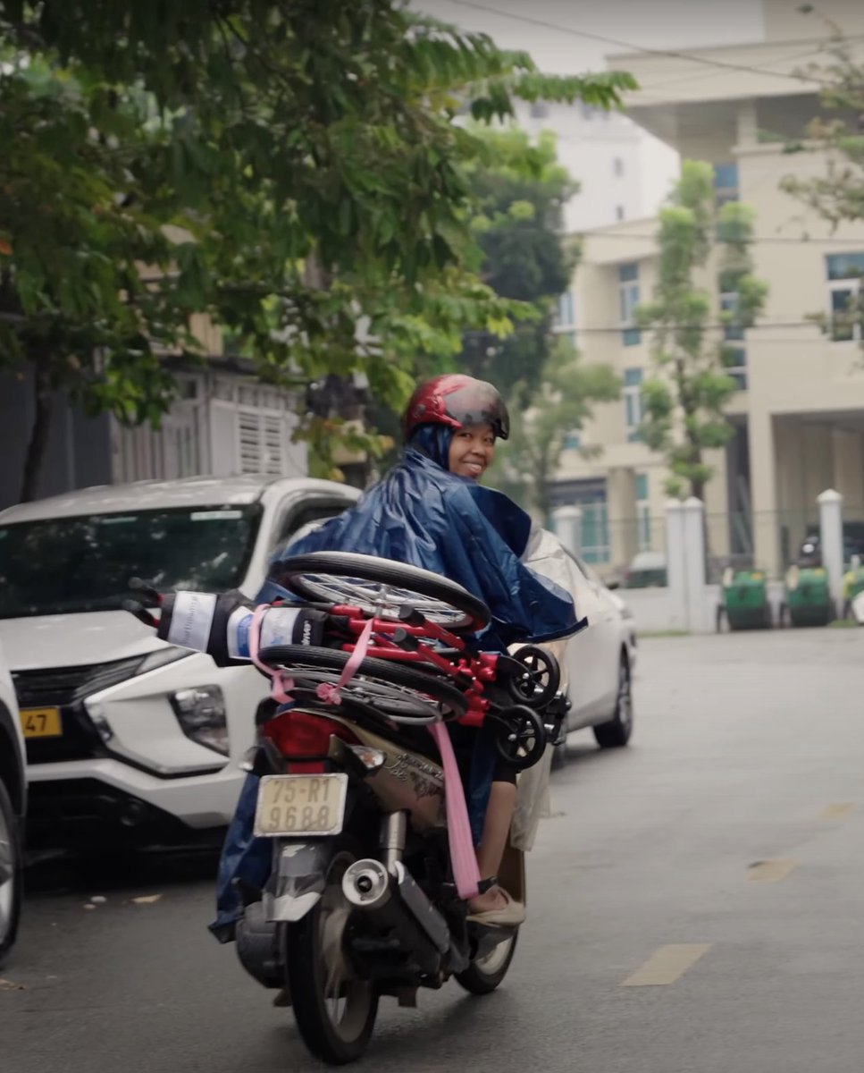 🌟 #ThrowbackThursday: A volunteer in Vietnam speeds away on a motorcycle, delivering a wheelchair to her family. Her grin says it all—hope in action! 💙

👉 Learn more: WheelchairFoundation.org 

#MobilityForAll #HopeInAction #wheelchairfoundation