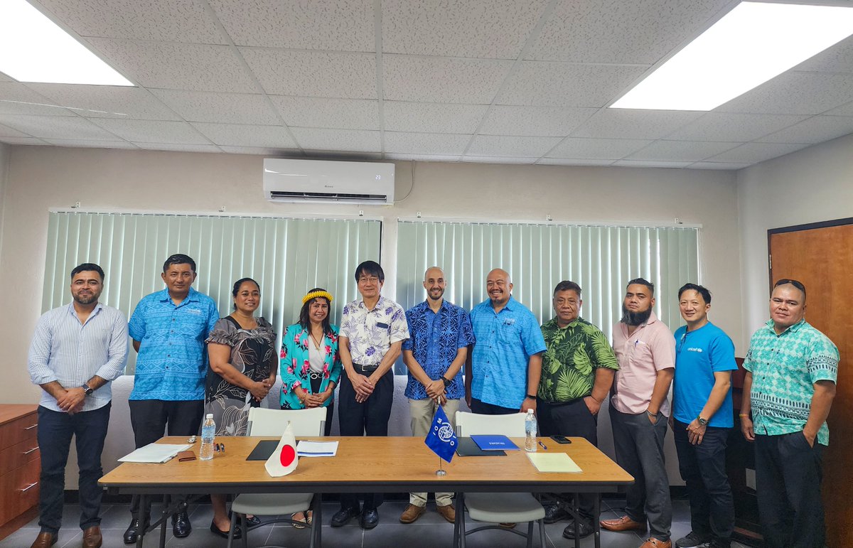 UNICEF is excited to collaborate with <a href="/IOMMicronesia/">IOM Micronesia</a> and <a href="/JapanGov/">The Gov't of Japan</a> to enhance water security and climate resilience in the Federated States of Micronesia 🇫🇲 and the Republic of Marshall Islands 🇲🇭