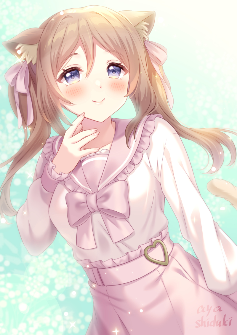 学マス「°˖✧た、たまにはこういうのも…どうかな?✧˖°#学マスFA  #姫崎莉波 #猫」|梓月綾🎀のイラスト