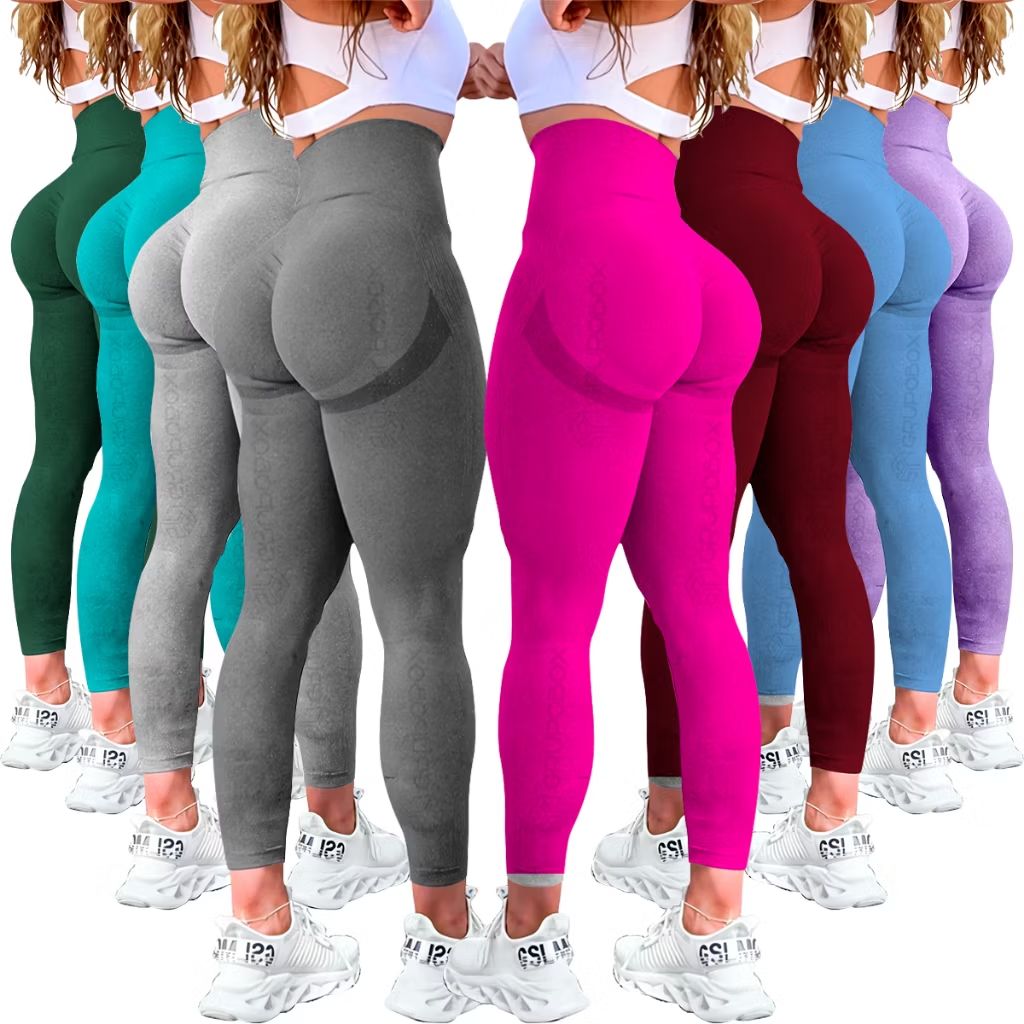 Dê uma olhada em Kit Com 2 Calça Legging Feminina Academia Esportiva Fitness Cintura Alta Levanta Bumbum por R$47,79 - R$50,99. Compre na Shopee agora! s.shopee.com.br/8UuFqig7Xx?sha…