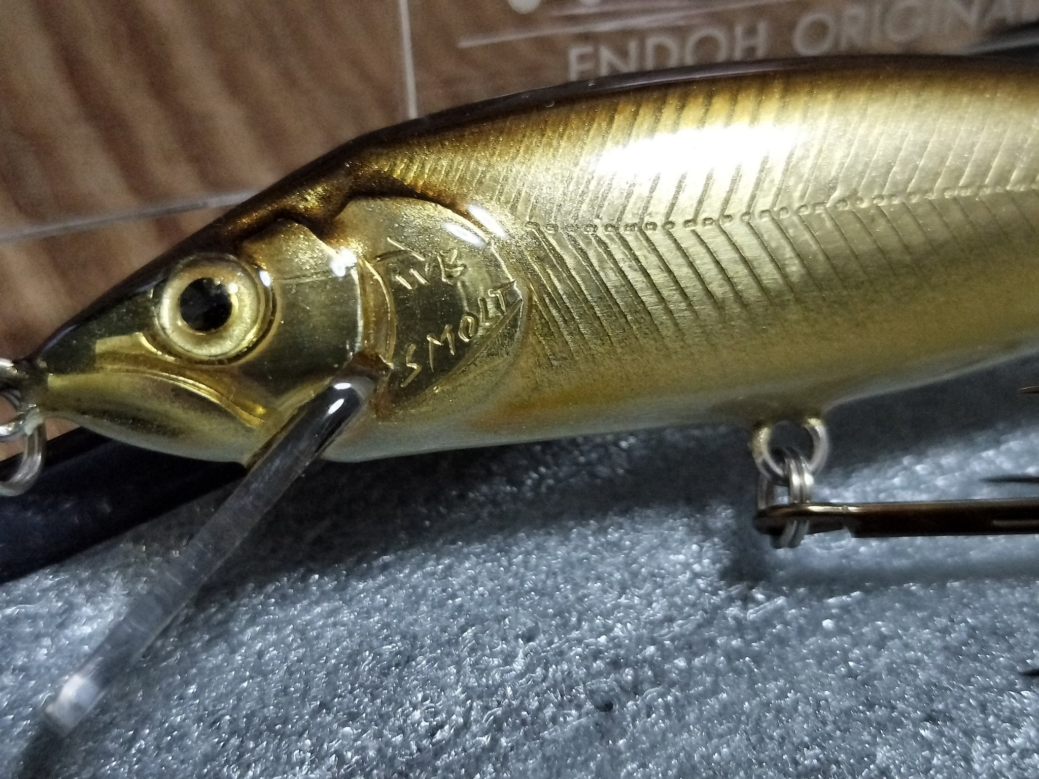 ウッドベイトミノー ウッドベイトWOOD BAITハンドメイドルアー,エンドウ・アート