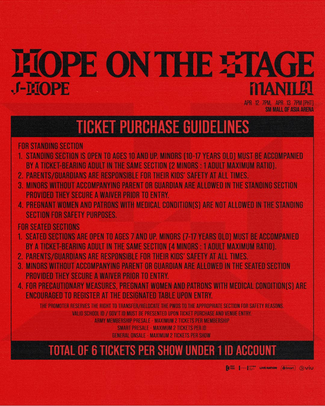 HOPE ON THE STAGE MANILA お札 j-hope マニラ j-hope Tour 'HOPE ON THE STAGE' in Manila 🗓️ April 12 & 13