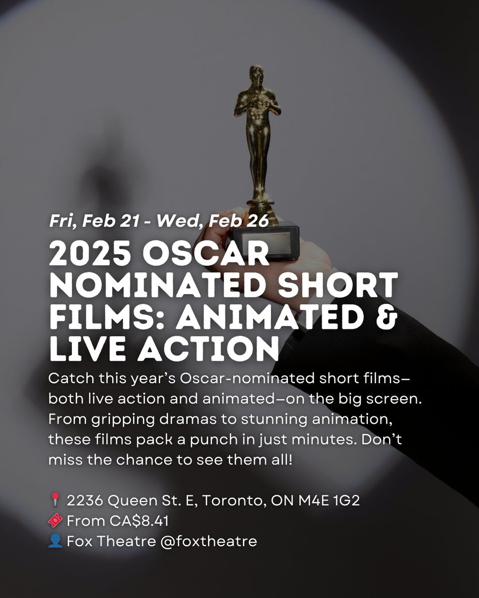 funthingstorono's tweet image. Looking for something fun to do in Toronto this week? I got you! 🎉 Here are some cool spots and events you don’t wanna miss. Tag your crew and let’s go! 👀👇

Check the full list on our Instagram @funthingstorono or funthingstoronto.com

#funthingstoronto #toronto