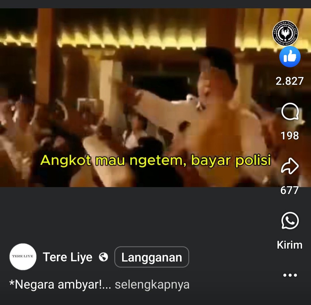 Lagu BAYAR POLISI sdh dipopulerkan TERE LIYE di fb