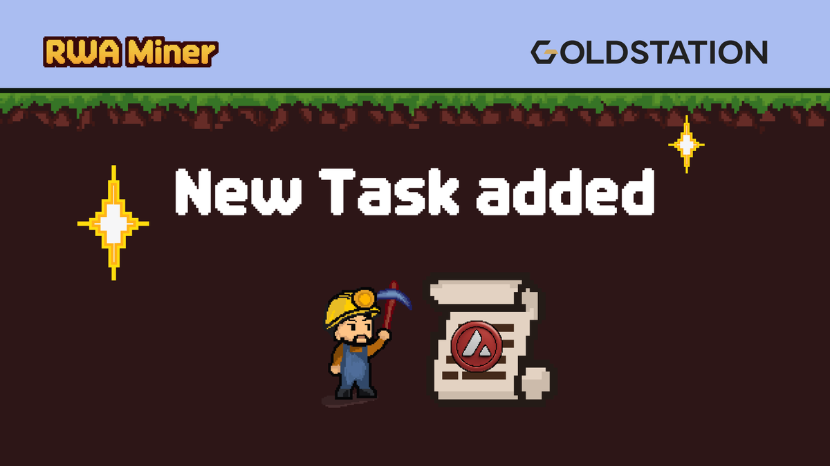 goldstation_io's tweet photo. Exciting news! We've added new TASK. 🆕
https://t.co/gR55bNKZU5
Complete new TASK and earn additional GOLD! 🚀

✅ Retweet This post on X
✅ Leave comment on TG 
✅ Follow Avalanche Korea 

Don't miss it! Try the improved tapping motion 🔥

Try out updates and let us know what you think! 💬

@AvalancheKorea  #RWA @DIGau_Official @GREENX_IO