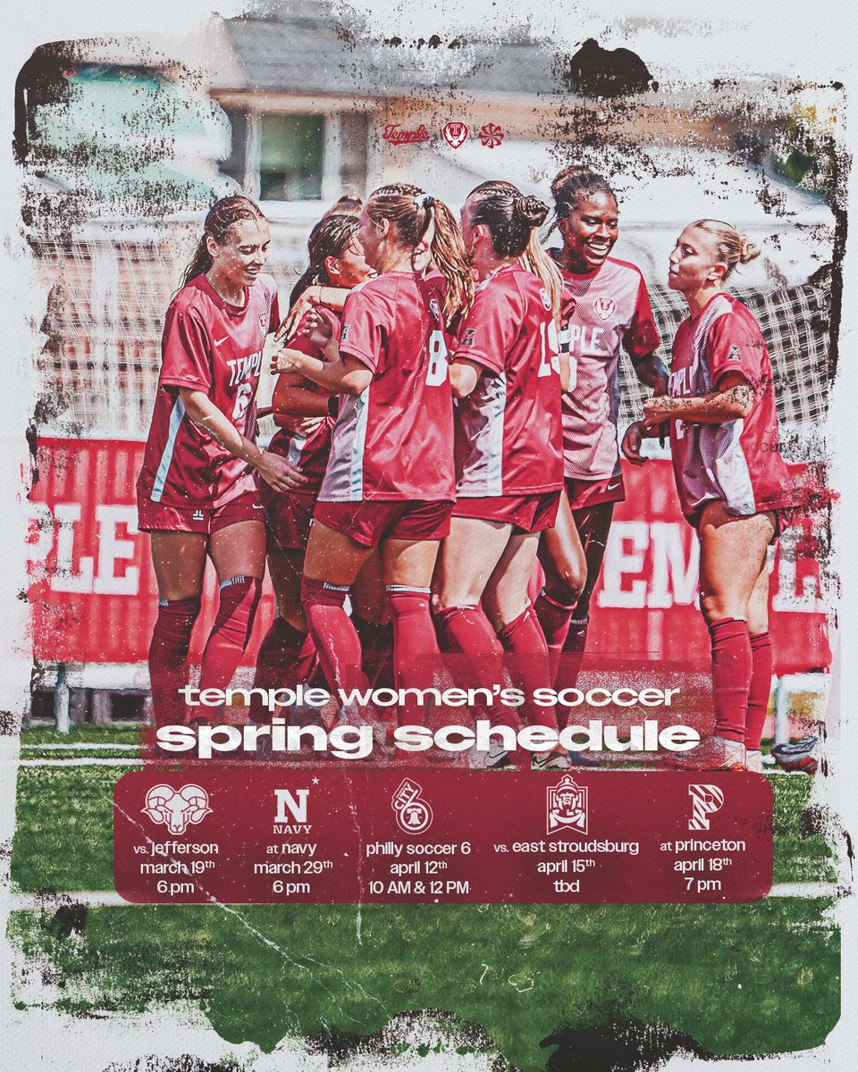 Save the date, Temple women's soccer is back!

#GoOwls