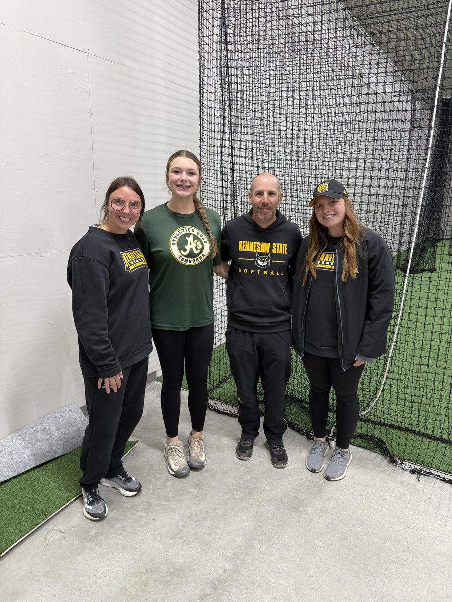 Peyton White 2030 (@peytonwhite2030) on Twitter photo Wrapped up Coach Tripp Mackay’s velocity throwing program! Over the past six weeks I hit a pr, gaining four miles on my overhand throw. Thank you <a href="/KSUOwlsSB/">Kennesaw State Softball</a> staff for the drills and instruction! I hope y’all have a great season! Go Owls!! 🦉🖤💛
<a href="/AGTVallery14u/">Athletics Gold Tamborra/Vallery - 14u</a> <a href="/DickeyVallery/">Dickey Vallery</a> Wrapped up Coach Tripp Mackay’s velocity throwing program! Over the past six weeks I hit a pr, gaining four miles on my overhand throw. Thank you <a href="/KSUOwlsSB/">Kennesaw State Softball</a> staff for the drills and instruction! I hope y’all have a great season! Go Owls!! 🦉🖤💛
<a href="/AGTVallery14u/">Athletics Gold Tamborra/Vallery - 14u</a> <a href="/DickeyVallery/">Dickey Vallery</a>