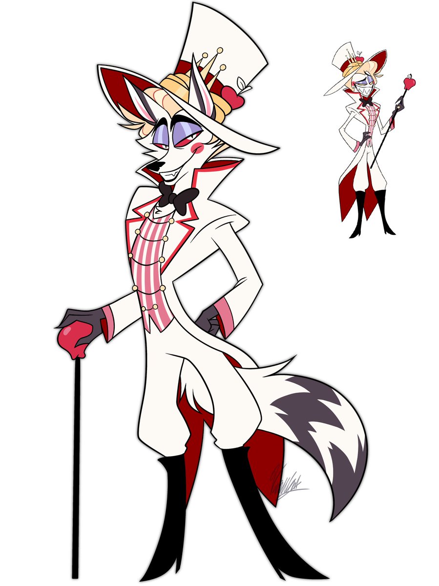 Vanillante's tweet photo. Hellhound Lucifer 2.0 🍎🐍👑

#HazbinHotel #HazbinHotelLucifer https://t.co/K6LXh1biLW