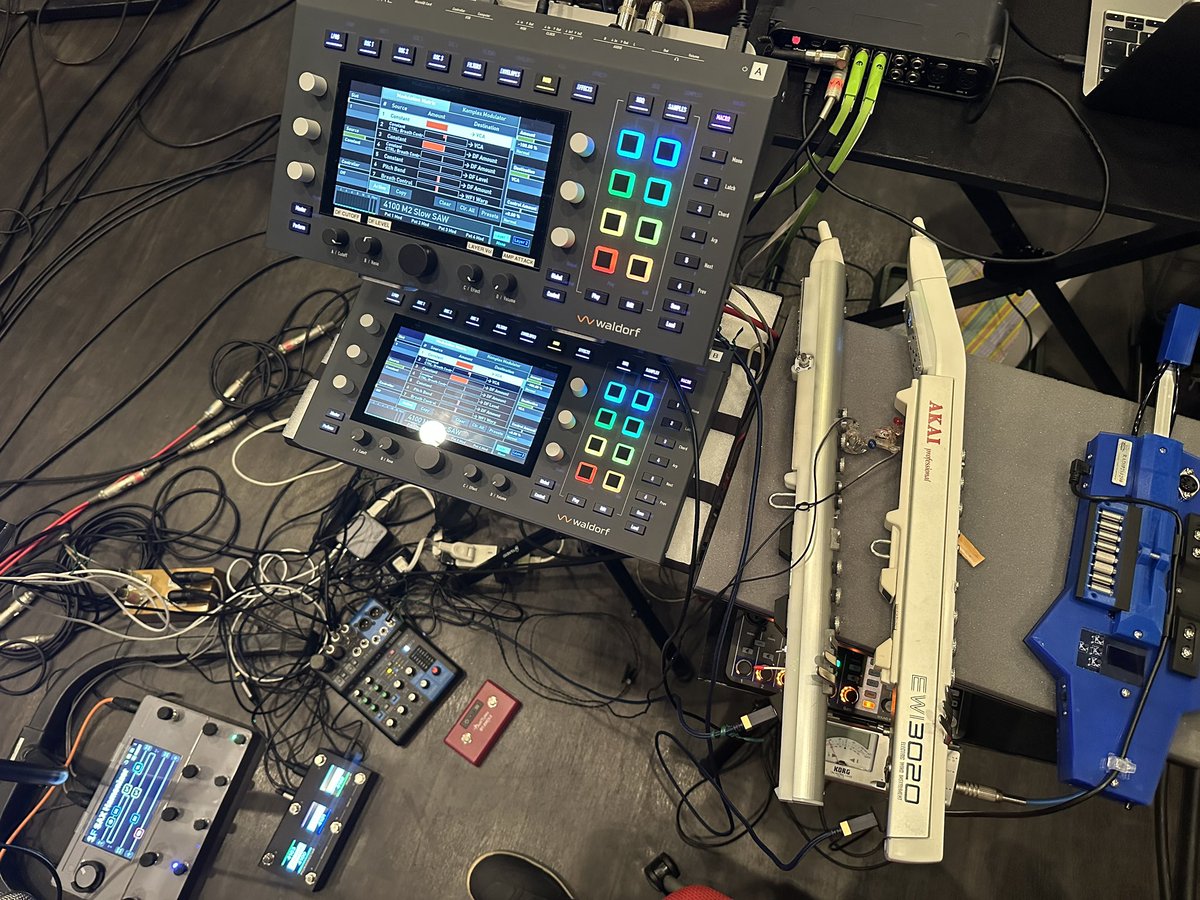 stkjazz's tweet image. 本日開店！
#NuRAD
#MWiC
#EWI
#Waldorf
#Iridiumcore
#MC6PRO
#QuadCortex
#WoodStone
#SAXZ