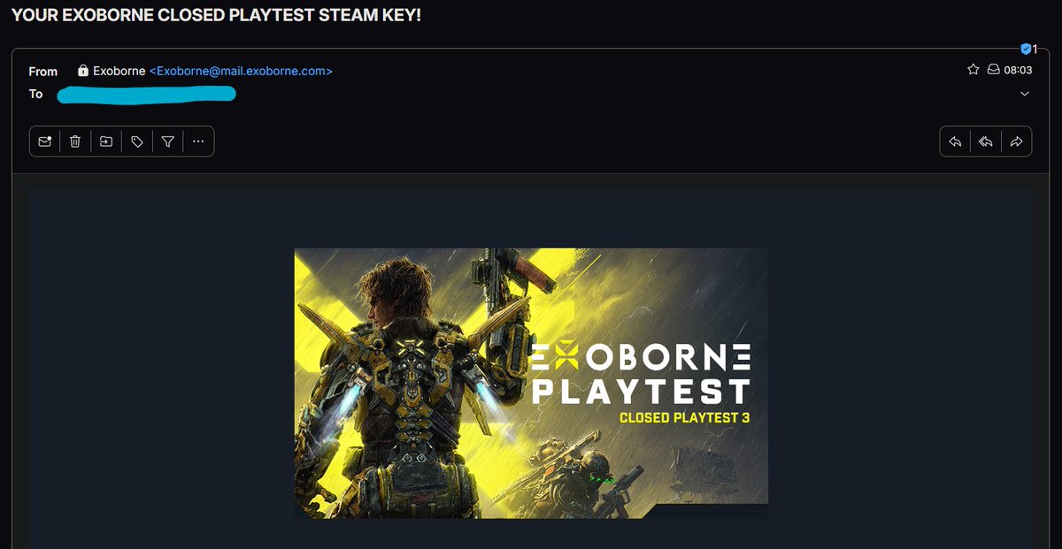 cyan_phx's tweet image. Fellas, we&apos;re in again! See you on the battlefield!
#ExoBornePlaytest #LevelInfinite