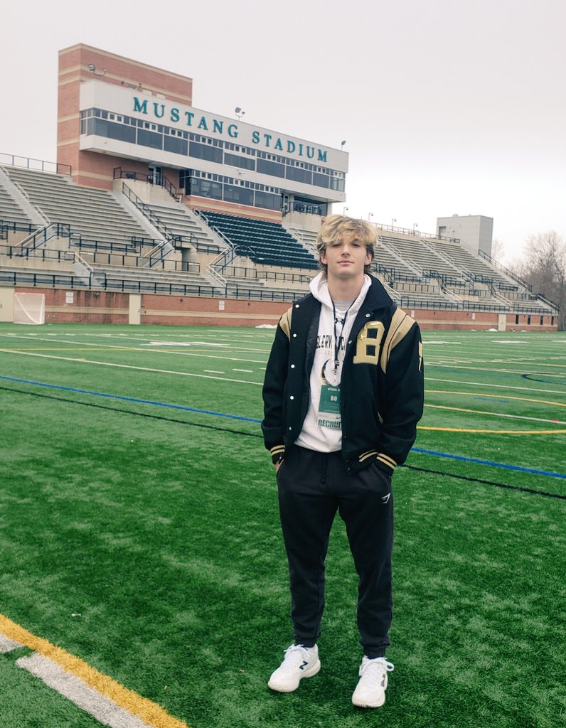 Thanks <a href="/coach_hoeg/">Josh Hoeg</a> <a href="/SUMustangFB/">Stevenson Football</a> staff for an awesome visit and opportunity to continue my athletic and academic career!!