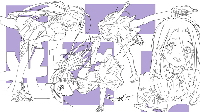 光ちゃま 1:イメージ 2:顔似せ衣装 3:パース付け 4:演技 