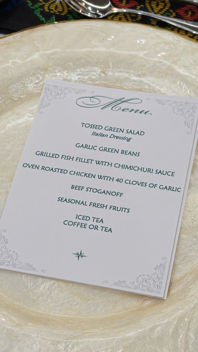 OrangeMagTV's tweet photo. Here's what @Whatsup_Inguk will be having for lunch today at his launch as Philippine Tourism Ambassador. 🇵🇭

#SeoInGuk #LoveThePhilippines https://t.co/iYAB780UL2