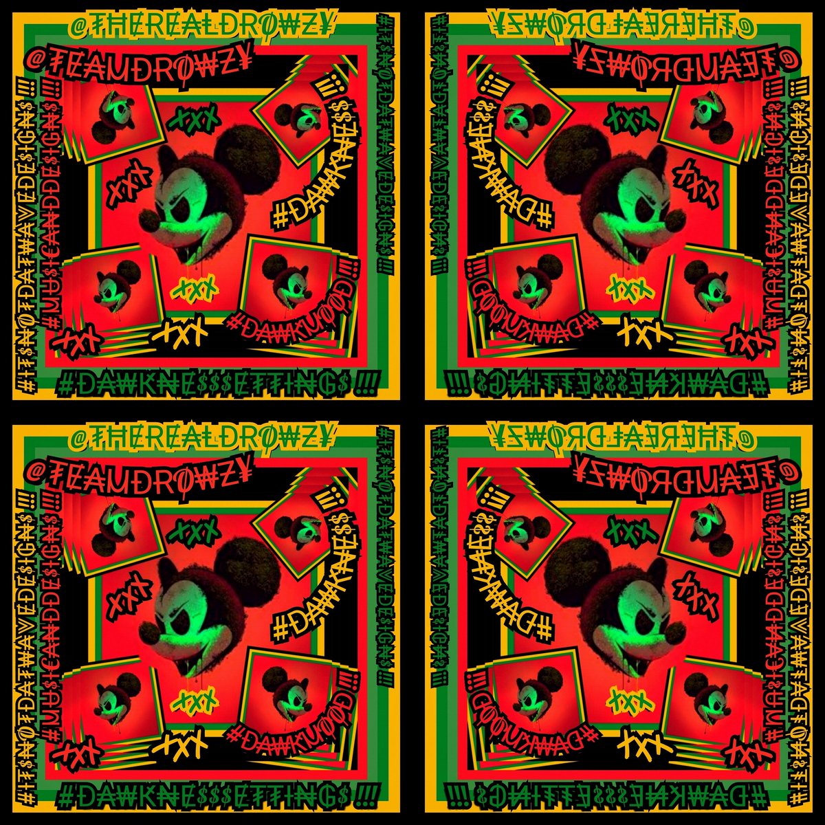 TheRealDrowzy's tweet photo. New Design's 🇯🇲👺🇯🇲 #DawkMood👺 #Dawkness❌ #DawknessSettings👺 #MusicAndDesigns #ItsNotDatWaveDesigns🌊 @TeamDrowzy 🎶🎨🇯🇲👺🇯🇲🎯💯 https://t.co/h20UtvquRX