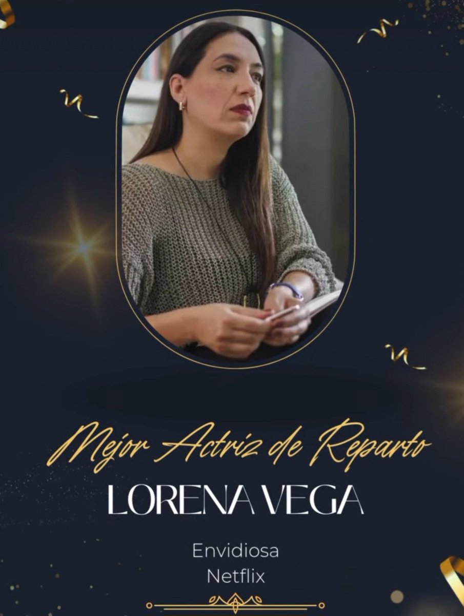 lorevega2010's tweet photo. Gracias por el Premio Cóndor de Plata como "Mejor Actriz de Reparto" por "Envidiosa" 
Es todo hermoso y muy insólito https://t.co/Loas2PRt0d