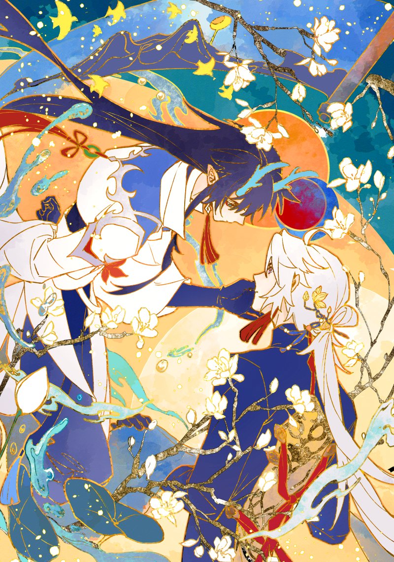 stormm524's tweet image. 「天上月是心上月，画中人是心间人」