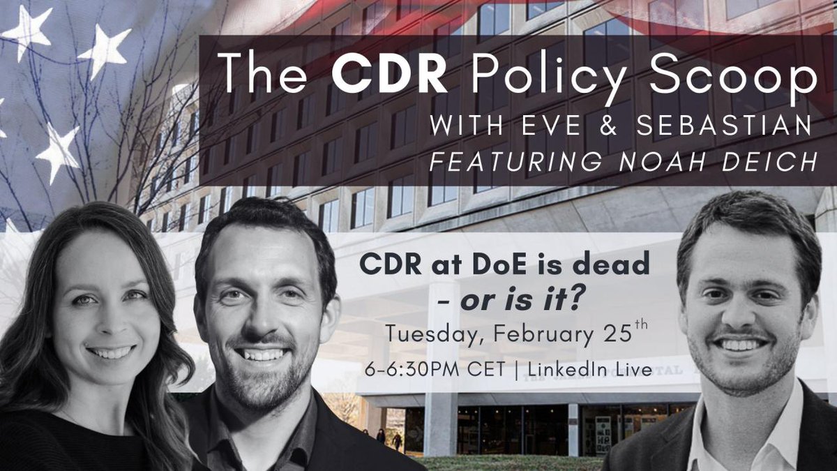 We hear crazy stories about what is happening with #CarbonRemoval and #CarbonManagement in the US DoE.

Many incredibly talented people have been laid off. The legacy of what has been built during the Biden administration is at stake.

What is actually happening? 

What are the
