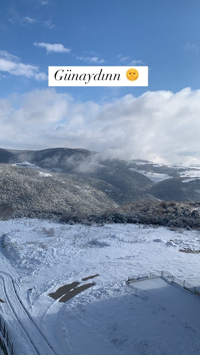 Kahvaltımı yapıp kar oynamaya çıkıcam