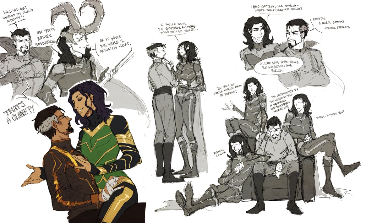 started playing marvel rivals and i main dr. strange and my fav is loki so i ship strangefrost now it would seem