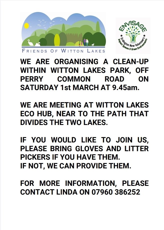 Friends of Witton Lakes (FOWL) tweet media