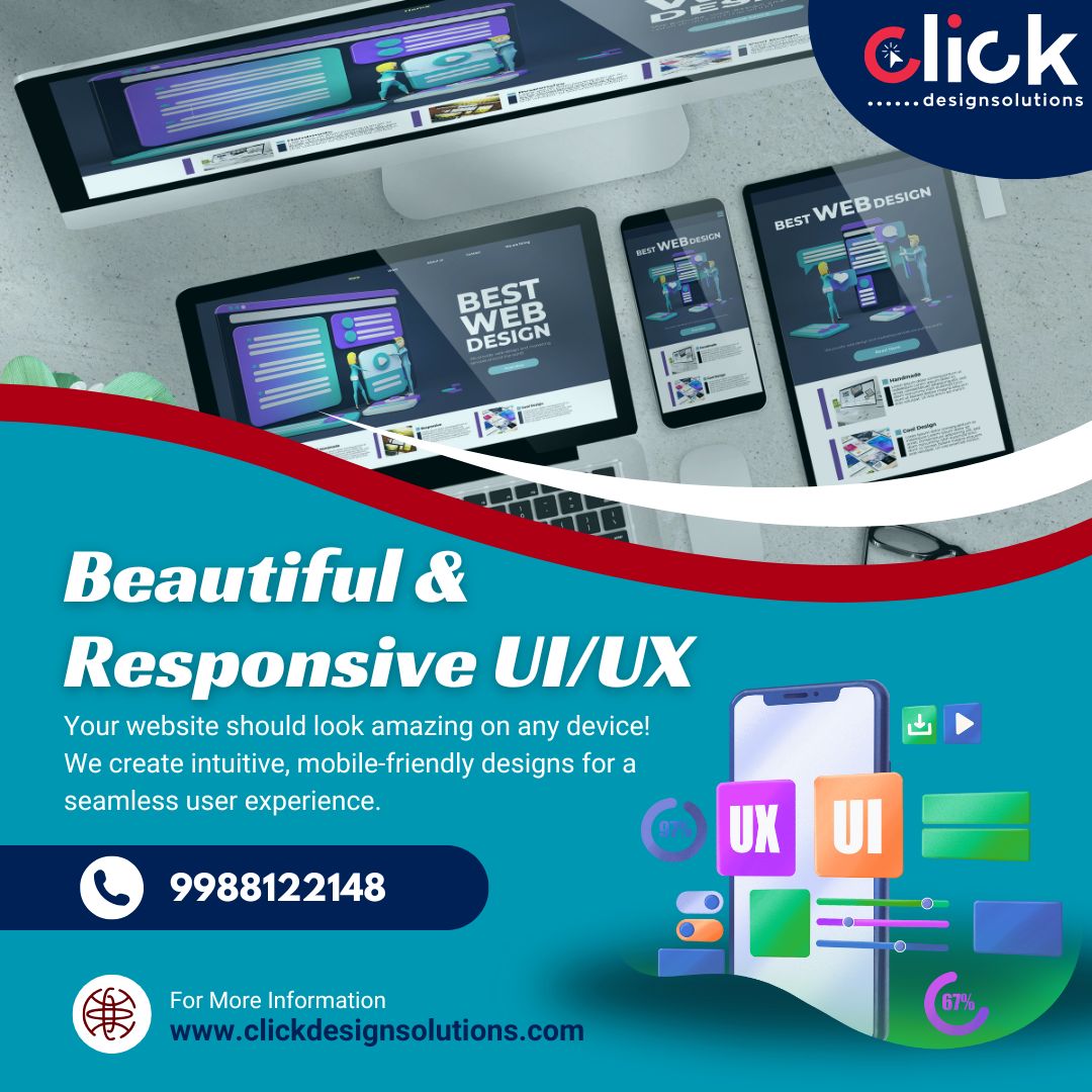 clickdesign42's tweet photo. 🚀 First impressions matter! A well-designed UI/UX can make or break your website.

🔹 Beautiful &amp; Responsive designs
📱 Seamless mobile experience
 🌐 https://t.co/gk2EqrCn8j
#UIUXDesign #WebDesign #WebsiteDevelopment #UserExperience #DigitalMarketing #SEO #WebDevelopment https://t.co/KEIX1mMs91