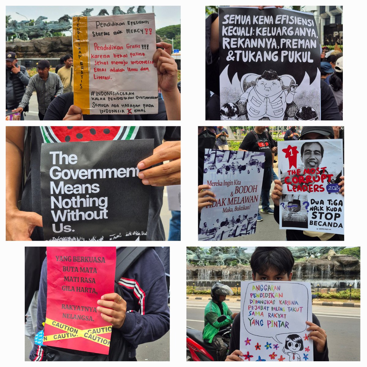 berlianidris's tweet image. Pesan dari kami rakyat Indonesia
#IndonesiaGelap