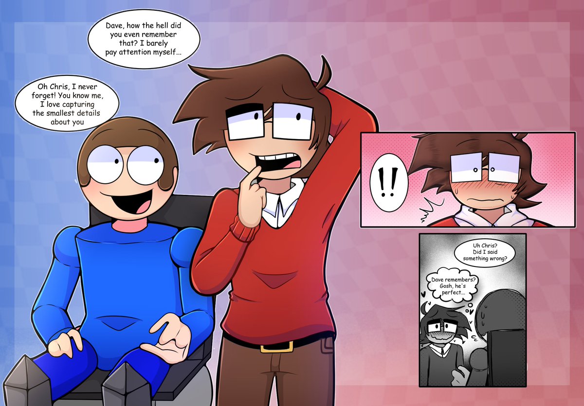 voidiistic's tweet image. My dnb oc Chris, I wanted to show him but got nervous but here he is!! The second one is old art #daveandbambi #daveandbambioc