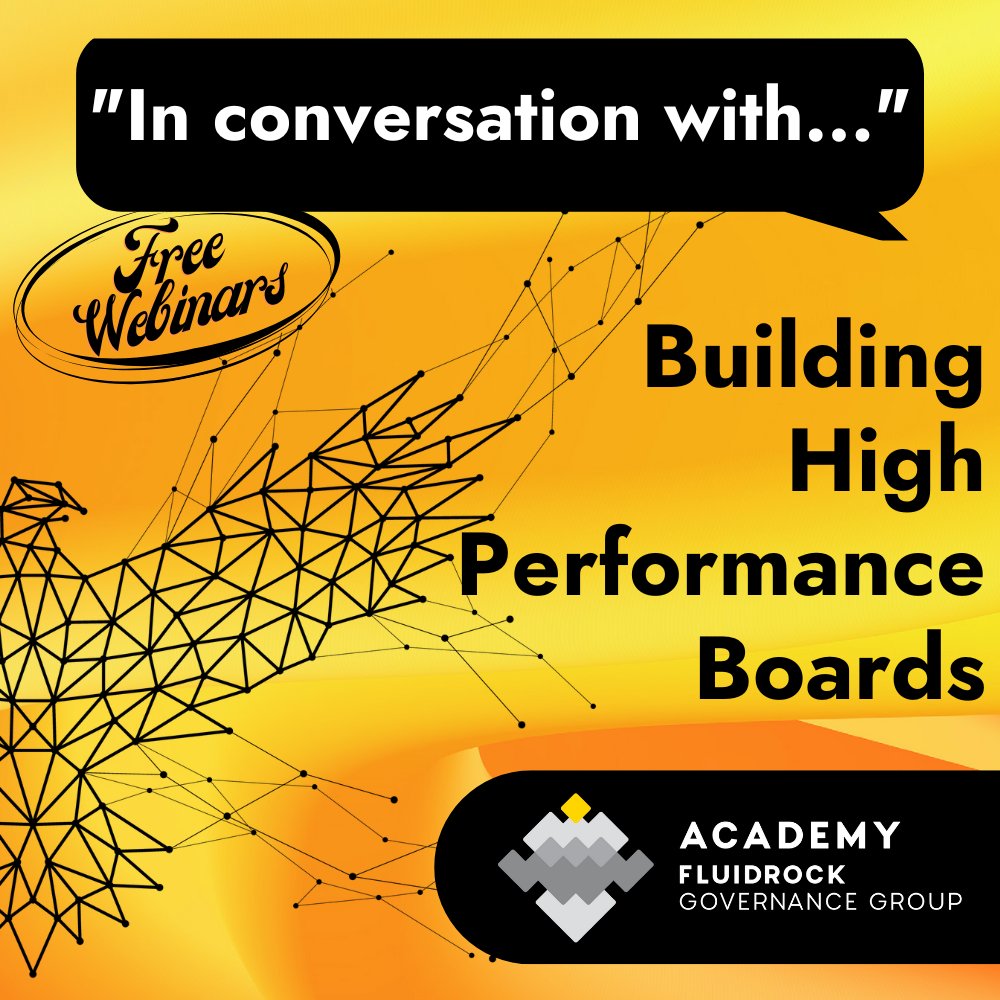 FluidRock2's tweet image. Join us for an exclusive Free Webinar Series designed to help you build High-Performance Boards in 2025. 

Don’t miss out—secure your spot today!

fluidrock.co.za/course/buildin…

#CorporateGovernance #BoardLeadership #HighPerformanceBoards #GovernanceExcellence #BoardroomSuccess