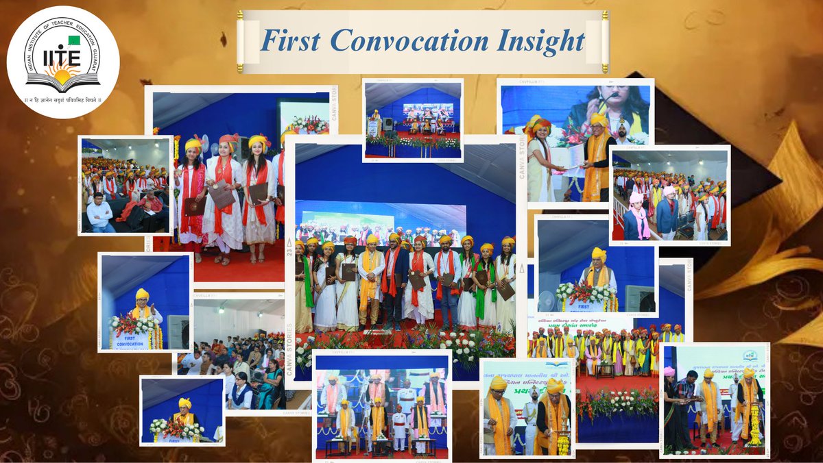 iitegandhinagar's tweet photo. Here’s a sight into the very first convocation of IITE. Let’s recall the memories of old times and set ourselves to embark the 7th Convocation on March 03, 2025.
.
#iite #iitegandhinagar #convocationglimpse #insight #convocation #firstconvocation #iiteconvocation https://t.co/pf7z2d7Ogl