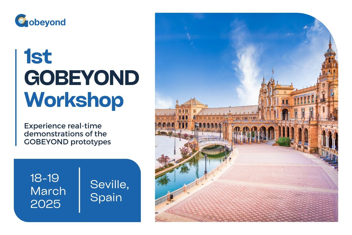 GOBEYONDEU's tweet photo. Join the 1st GOBEYOND Workshop!
“Empowering Communities to Respond to Geo &amp; Weather Emergencies”
📅18-19 March 2025📍Seville, Spain

Connecting civil protection experts, first responders, researchers &amp; policymakers to enhance crisis response!

🔗Register: https://t.co/PLR2DoB9dD https://t.co/FA6O13UCVT