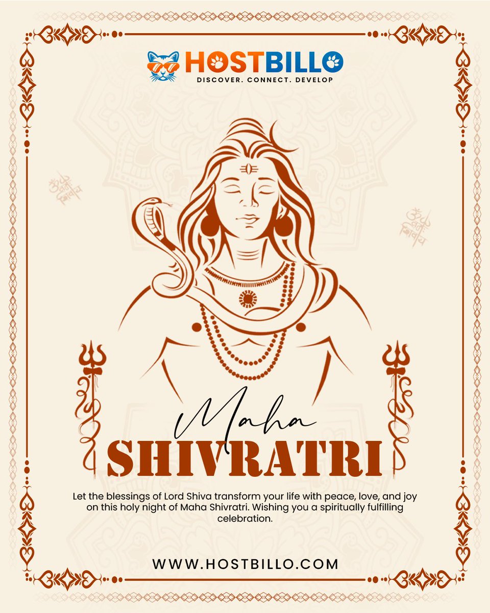 hostbillo's tweet photo. Shiva Protects the Universe, We Protect Your Data! 🛡️💾

Happy Maha Shivratri.

#MahaShivratri2025 #HarHarMahadev #ShivaInspired #TransformWithTech https://t.co/6TQObLwV8I