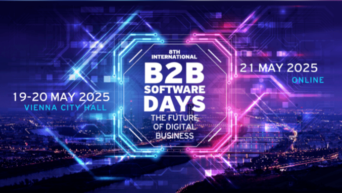 📢8th International B2B Software Days 2025⚙️

🗓️19-20 May📍Vienna

✅Top-tier speakers➕workshops
✅Cutting-edge B2B software trends
✅Unparalleled networking opportunities
✅A platform to connect➕collaborate➕create impact

Register now👉2025.b2bsoftwaredays.com

#EENCanHelp