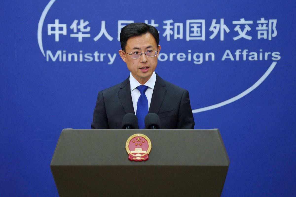 In response to a question regarding whether #China can confirm that US  Secretary of the Treasury Scott Bessent would hold a call with the Chinese  side on Friday as Bessent said on