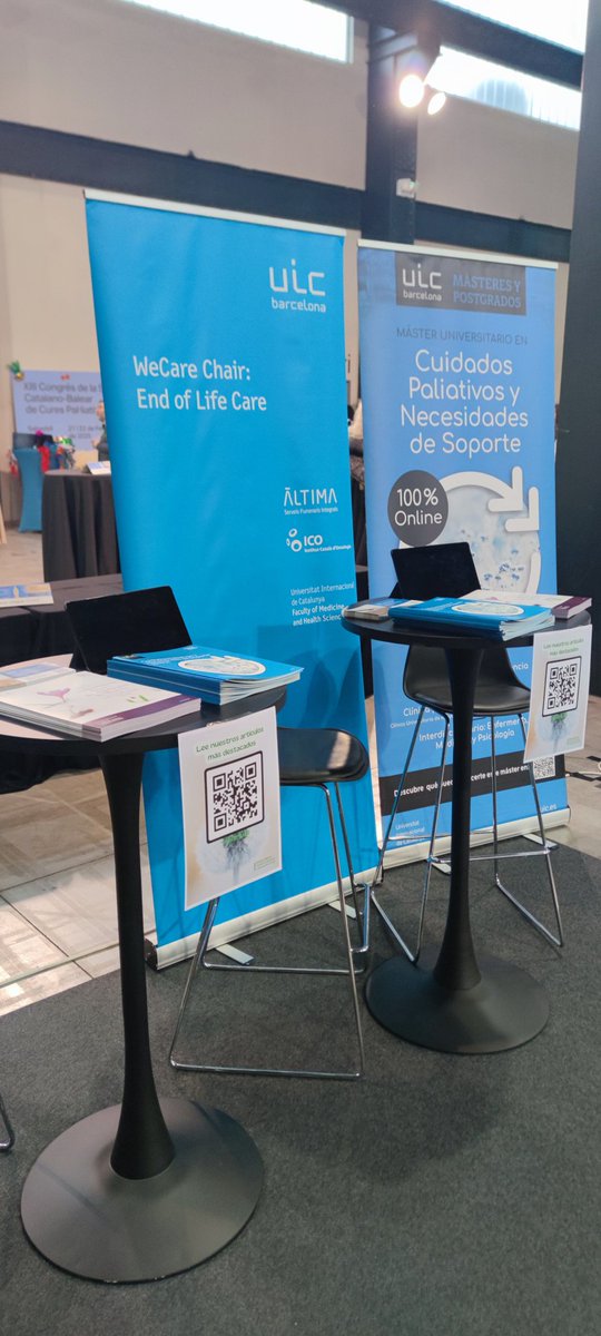 Cátedra WeCare UIC Barcelona (@wecareuic) on Twitter photo Si estàs al congrés de la <a href="/SCBCPal/">Cures Pal·liatives - SCBCP</a> pots passar per l'estand de WeCare i informar-te de la nostra oferta formativa.
Donem suport al congrés!!! <a href="/SCBCPal/">Cures Pal·liatives - SCBCP</a> #scbcp25 Si estàs al congrés de la <a href="/SCBCPal/">Cures Pal·liatives - SCBCP</a> pots passar per l'estand de WeCare i informar-te de la nostra oferta formativa.
Donem suport al congrés!!! <a href="/SCBCPal/">Cures Pal·liatives - SCBCP</a> #scbcp25