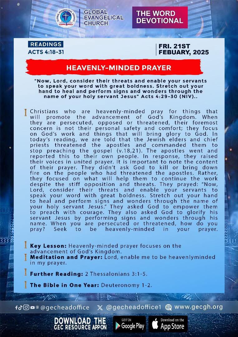 gecheadoffice1's tweet photo. #Theworddevotional: 21st  February 2025

#GEMM #gecheadoffice #GEC #HappyNewMonth https://t.co/qjA9TAGqli