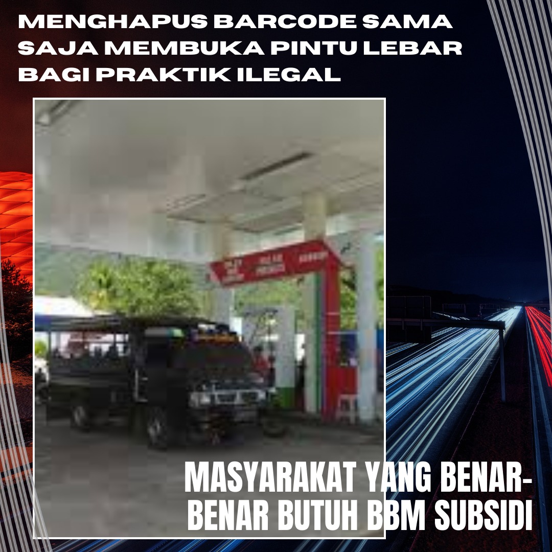 FrzF4zan's tweet photo. Tanpa pengawasan lewat barcode, penyelundupan BBM jadi lebih mudah. Rugi negara, rugi rakyat
#AmankanBBMSubsidi
#StopPenyalahgunaanBBM
#JagaBBMSubsidi
#BBMTepatSasaran
#LindungiSubsidiRakyat #aceh https://t.co/dX6tY4HJf7