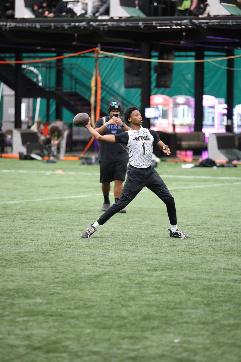 Zephan Pittman (@ziggypittman3) on Twitter photo Locked in. 🎯🏈
Competing at the <a href="/Pylon7on7/">Pylon 7on7 Football</a> and getting better every rep. The work don’t stop!
📍New Jersey
💪🏾Class of 2027 | QB | Dunbar HS (DC)
🔥 #NextUp #QB1 #Pylon7v7 #DMVFootball #QBRecruit #TheFuture #ScoutingReport #UnderTheRadar #TrustTheProcess #RecruitingSeason Locked in. 🎯🏈
Competing at the <a href="/Pylon7on7/">Pylon 7on7 Football</a> and getting better every rep. The work don’t stop!
📍New Jersey
💪🏾Class of 2027 | QB | Dunbar HS (DC)
🔥 #NextUp #QB1 #Pylon7v7 #DMVFootball #QBRecruit #TheFuture #ScoutingReport #UnderTheRadar #TrustTheProcess #RecruitingSeason