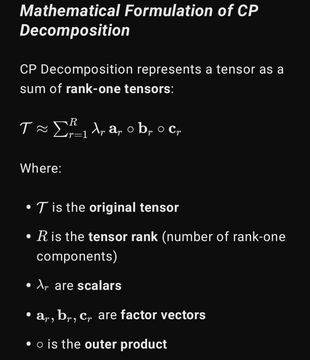 satyam_cser's tweet image. AI and Tensor Decompositions – Efficient High-Dimensional Learning 📊🤖

open.substack.com/pub/satyamcser…

#TensorDecomposition #MachineLearning #DeepLearning #HighDimensionalAI #AIResearch #TechTrends #satmis