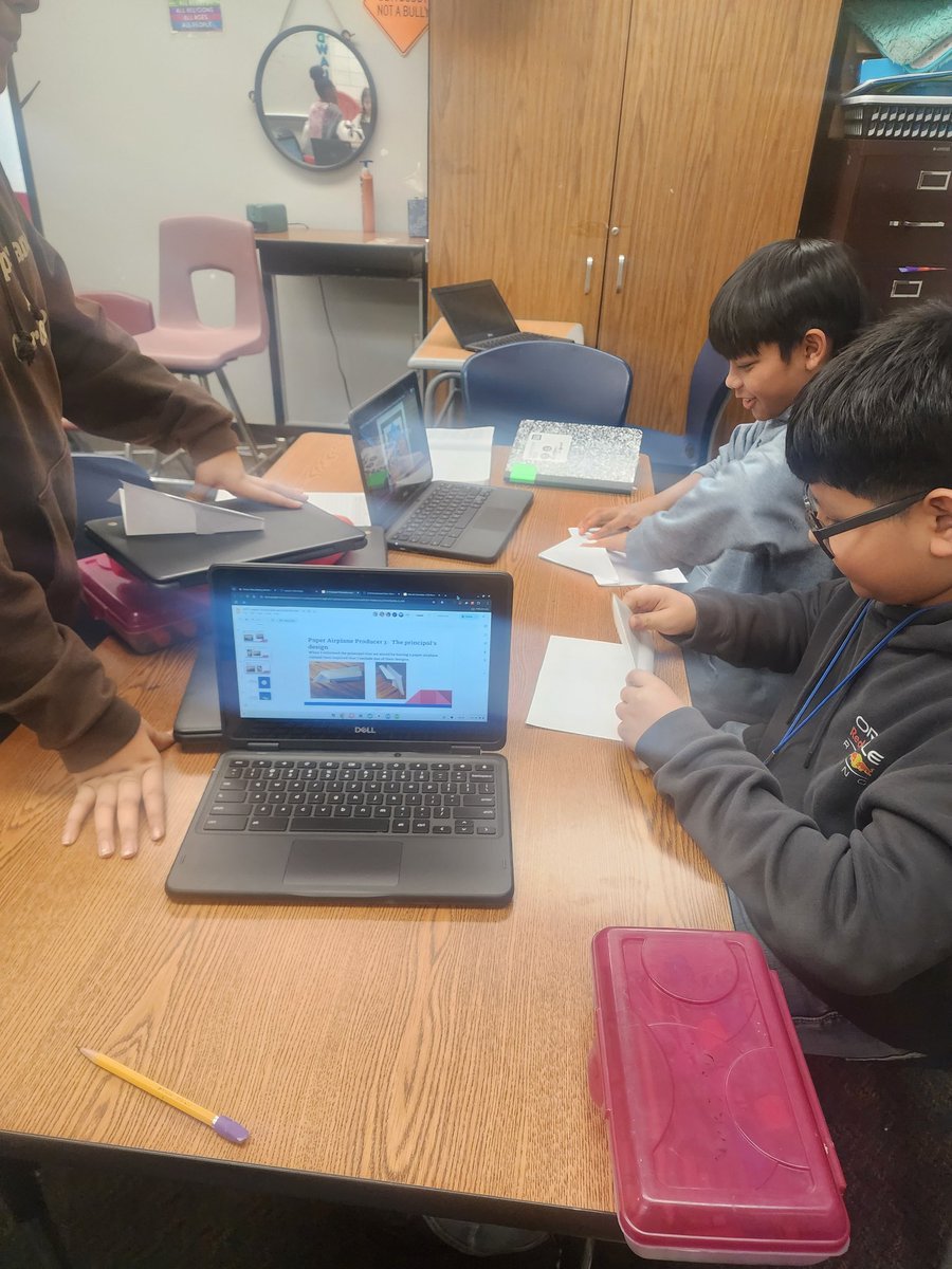 MsTeacherWorld's tweet image. Today&apos;s lesson really took off! ✈️ My students simulated different economic systems using paper airplanes and had a blast making connections. Learning economics has never been so fly! #EngagedLearning #EconomicsInAction @HumbleISD_SMS @HumbleISD @humble_SocSt